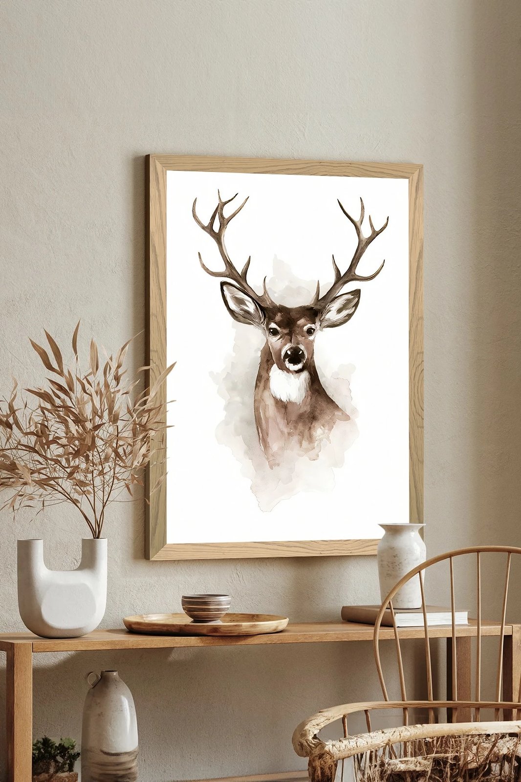 Pikturë dekorative për mur, Wallity, Tekhammdf104, shumëngjyrëshe, 33x48cm