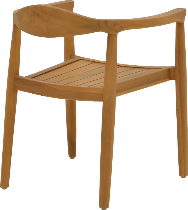 Tavolinë me karrige 7 copë Ganny-Mady dru tik ngjyrë natyrale 200x100x75cm