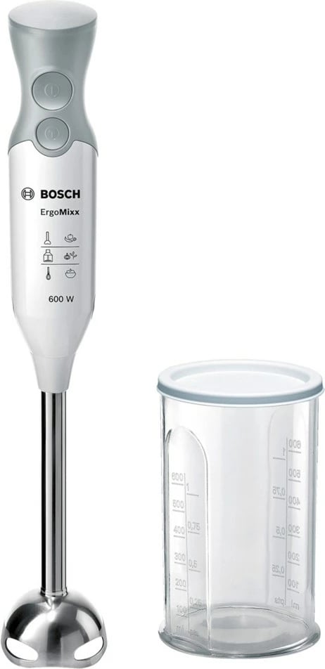 Blender dore Bosch MSM66110, 600W, i bardhë/hiri