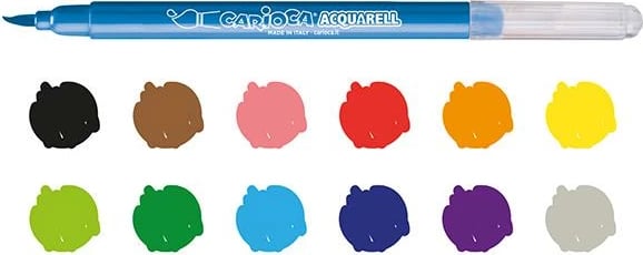 Markerë Carioca Birello 12 Ngjyra të Laje