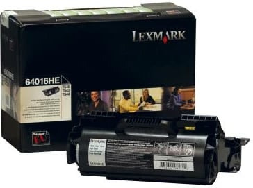 Toner Lexmark 64016HE kapacitet i lartë, rendiment 9,750–23,700 faqe, 1 copë, i zi