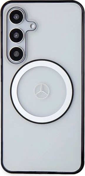 Mbështjellës Mercedes Printed Logo MagSafe për Samsung Galaxy S24, Transparent