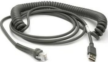 Kabllo Datalogic CAB-467, USB Type A, 3.6m, e zezë
