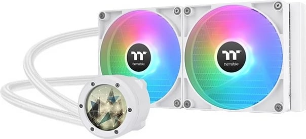 Kit ftohës me lëng Thermaltake TH280 V2 Ultra ARGB, 84.32 cfm, e bardhë