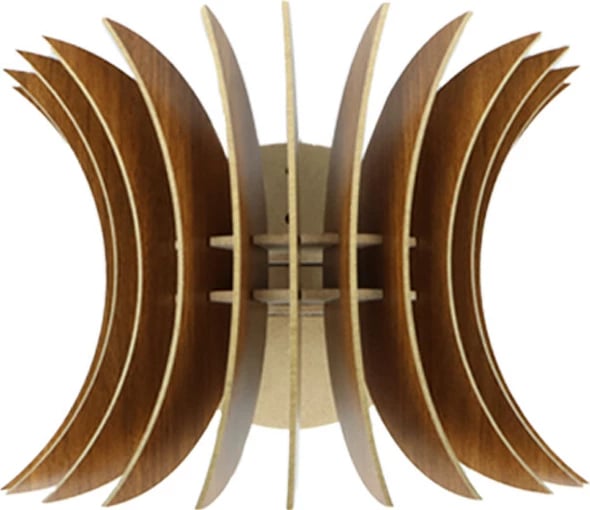 Llambë muri Opviq, ngjyrë arre, 2 copë, 206-WK2 Llambë muri Opviq, ngjyrë arre, 2 copë, 206-WK2