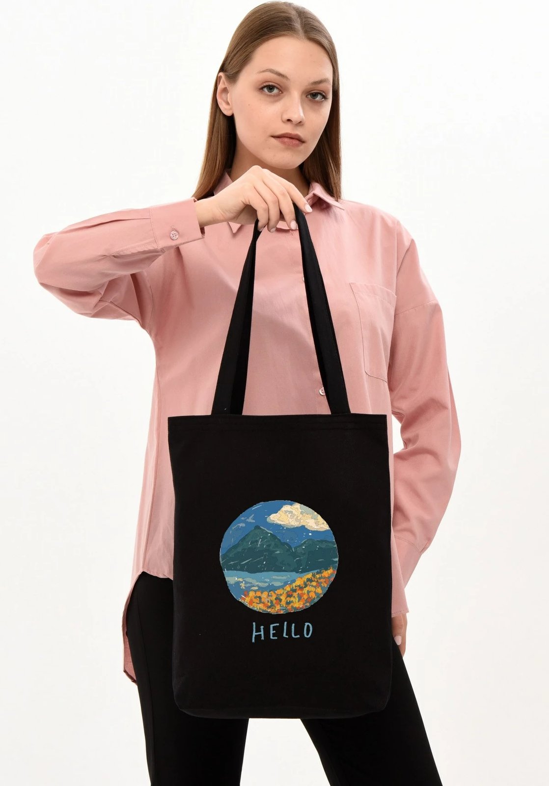 Çantë tote Zoozie Bags, e zezë, 1468
