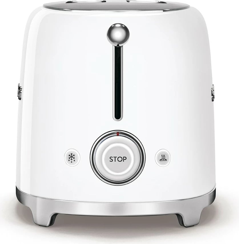 Toaster SMEG TSF01WHEU, 2 vende, 950W, e bardhë