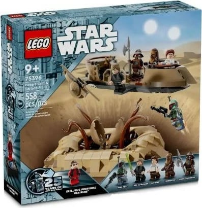 Set LEGO Star Wars 75396 Desert Skiff & Sarlacc Pit, 558 pjesë