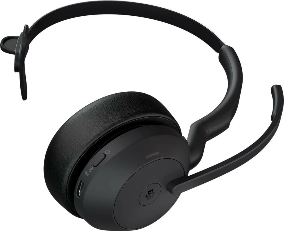 Kufje Jabra Evolve2 55, Link380a MS Mono, Wireless, Office/Call center, 20 - 20000 Hz, 79 g, Headset, Black Kufje Jabra Evolve2 55, Link380a MS Mono, Wireless, Office/Call center, 20 - 20000 Hz, 79 g, Headset, Black