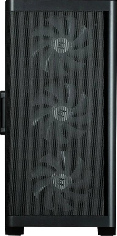 Kasë Zalman M4 Black Mini Tower, 4 ARGB fans, xham i temperuar, e zezë