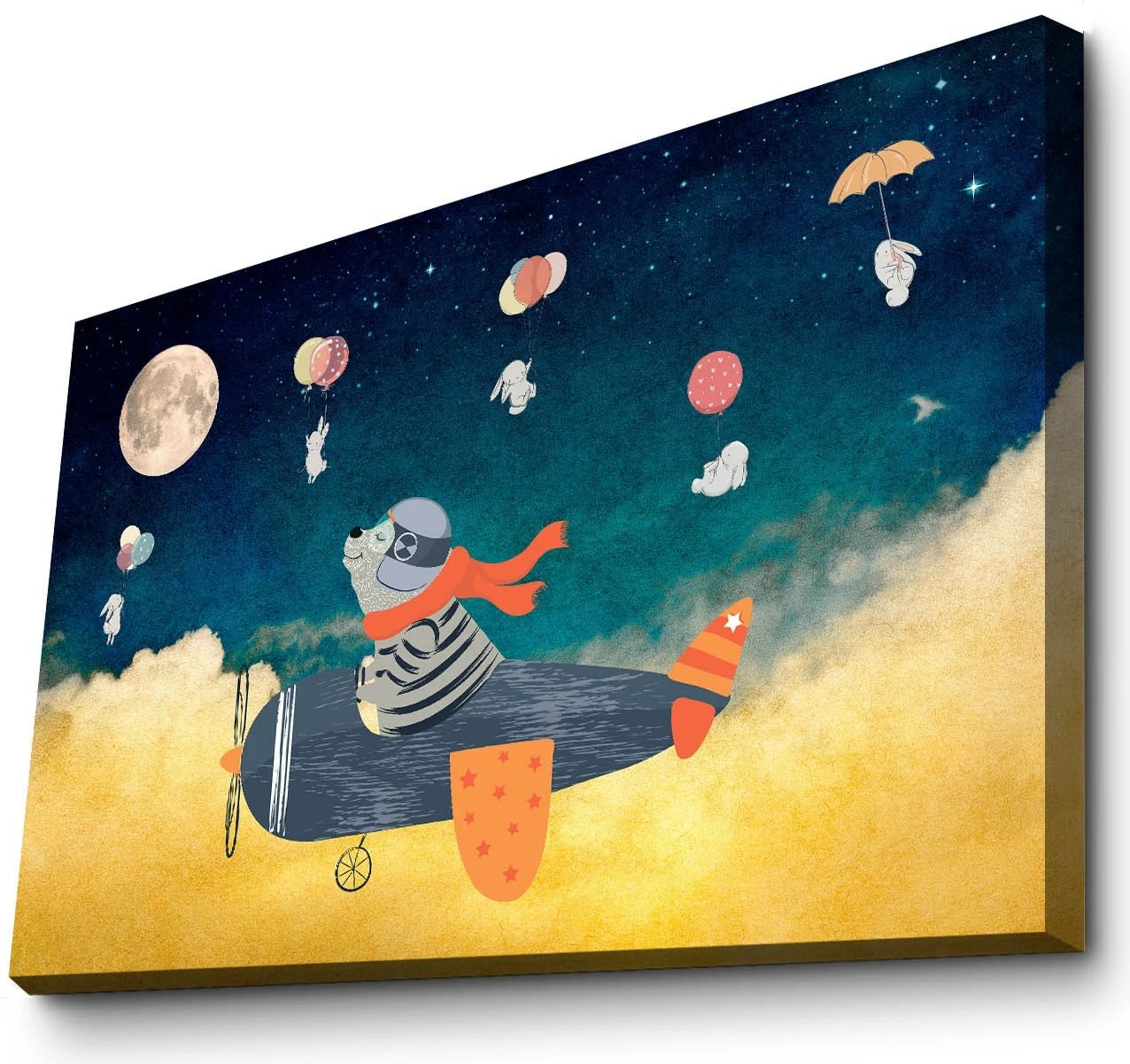 Pikturë dekorative në kanavacë, Wallity, 4570COC-017, shumëngjyrëshe, 45x70cm