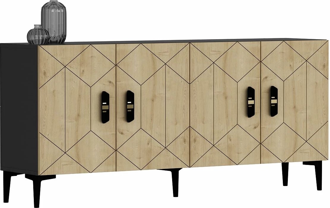 Konsol Skye Decor, Cross KB150, antracit, lisi safir