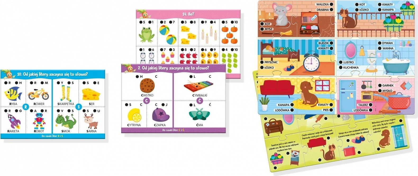 Set edukativ Carotina ABC dhe Fjalët e Para, Lisciani, për fëmijë, me bateri