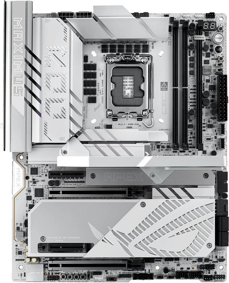 Pllakë amë ASUS ROG MAXIMUS Z890 APEX, Socket 1851, ATX Pllakë amë ASUS ROG MAXIMUS Z890 APEX, Socket 1851, ATX