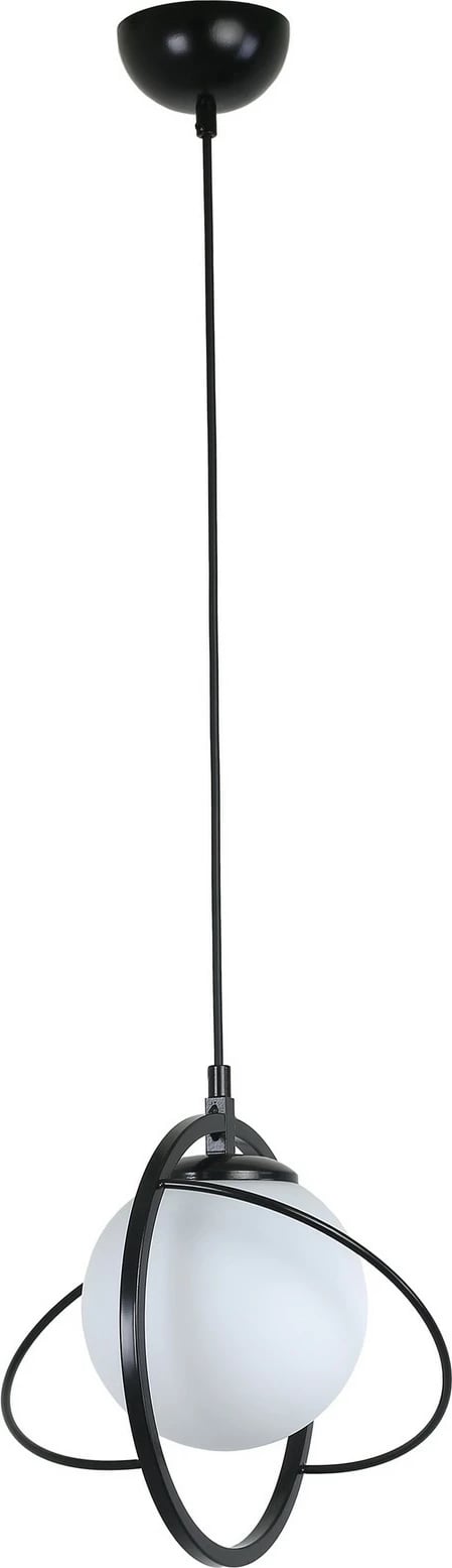 Llambë tavani Opviq, 8773-1, trup metalik, e zezë dhe e bardhë, diametër 25cm, lartësi 70cm Llambë tavani Opviq, 8773-1, trup metalik, e zezë dhe e bardhë, diametër 25cm, lartësi 70cm