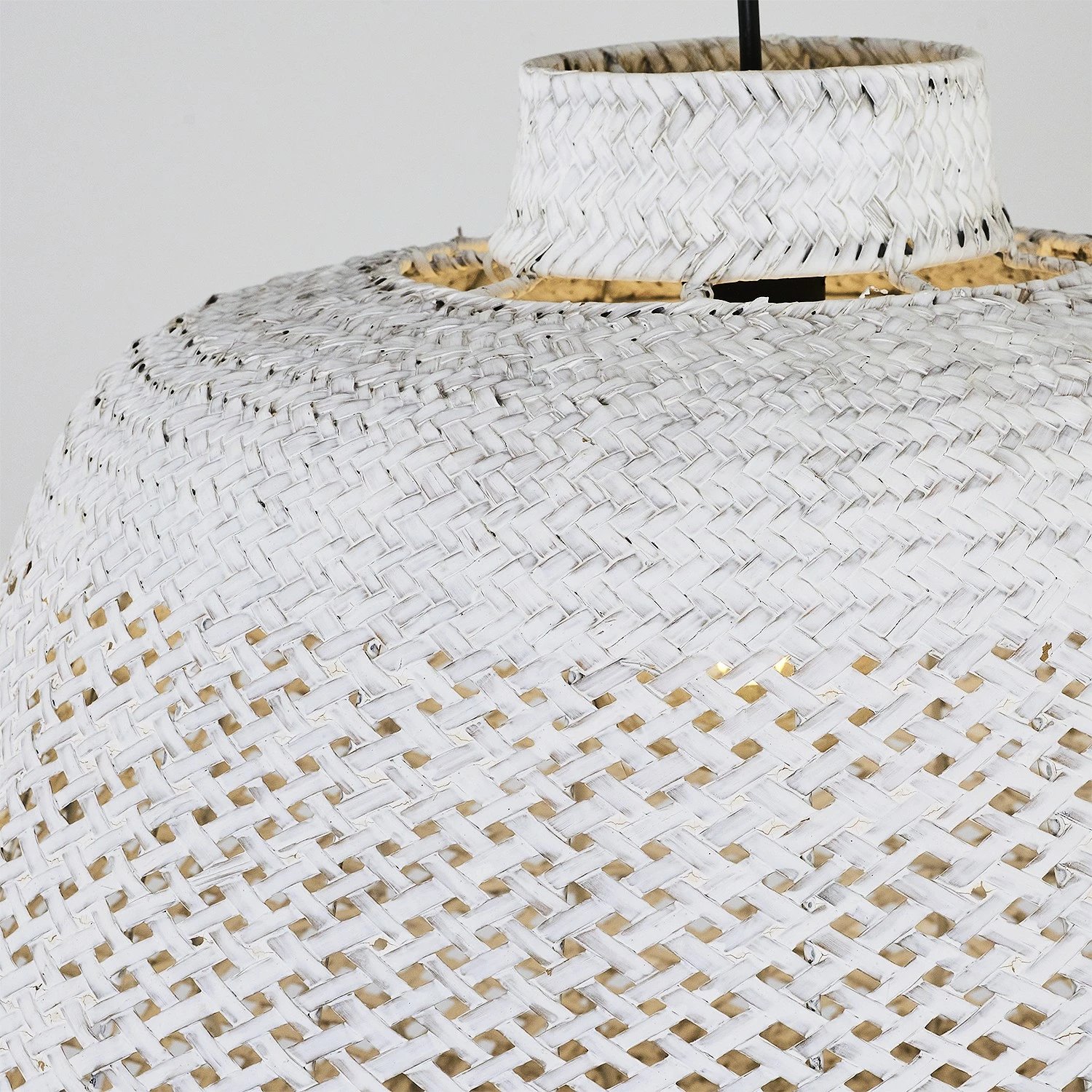 Llambë tavani Opviq, ratan, trup plastik, e bardhë, 50x120cm, 4461-13-01