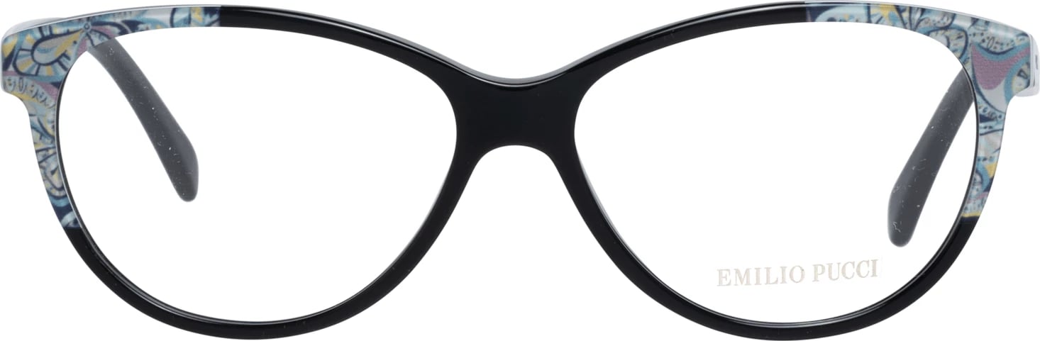 Korniza optike për femra Emilio Pucci, e zezë