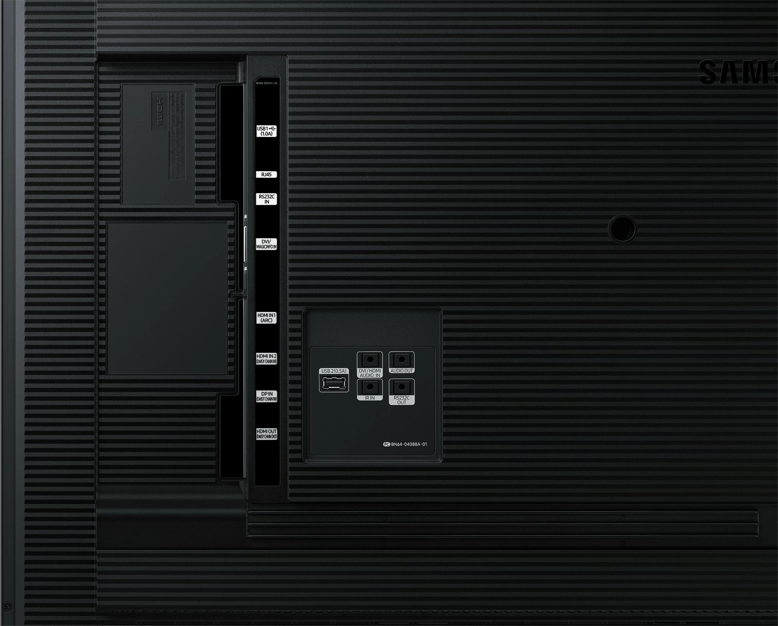 Panel digjital Samsung QM32R-T, 32", LCD, Full HD, Wi-Fi, e zezë