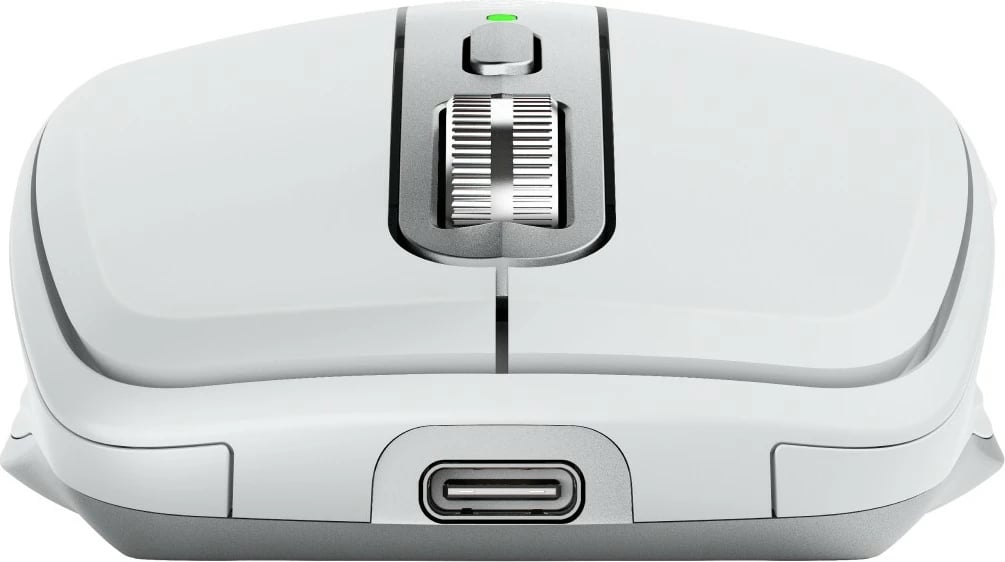 Maus Logitech MX Anywhere 3S, Djathtas, Laser, RF Wireless + Bluetooth, 8000 DPI, Gri, Bardhë