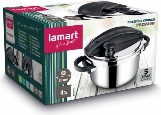 Tenxhere me presion Lamart LTDSD4, 4 L