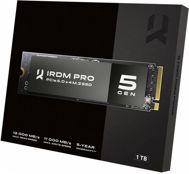 SSD GOODRAM IRDM PRO GEN5, 1TB, M.2 2280, PCIe 5.0 x4, i zi