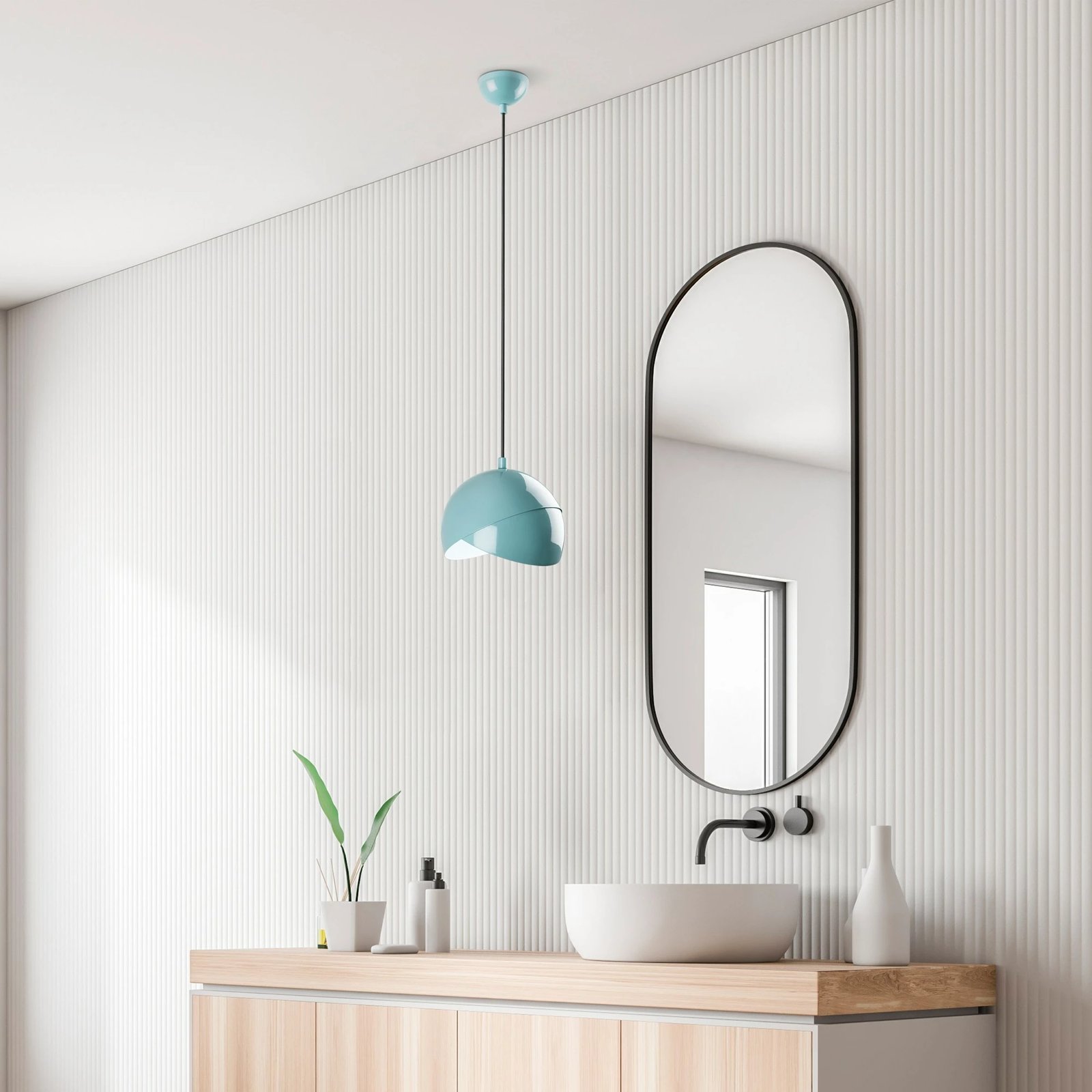 Llambë tavani Opviq Pacman, ngjyrë tyrkiz Llambë tavani Opviq Pacman, ngjyrë tyrkiz