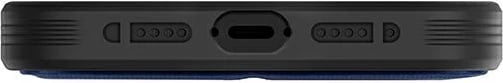 Mbështjellës UNIQ Transforma Magclick Charging për iPhone 14 Pro, silikon, blu
