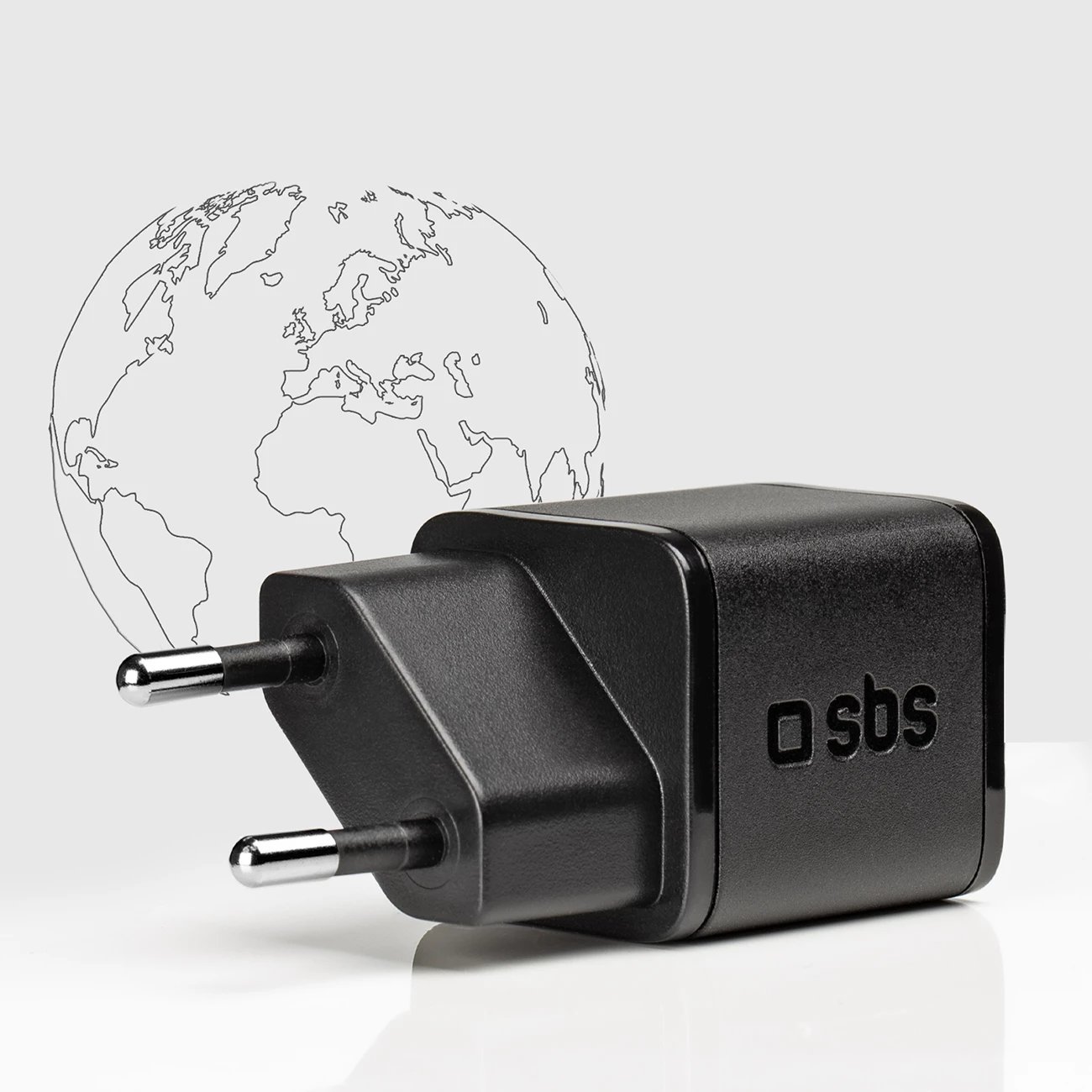 Karikues muri SBS TETRGAN1C20K, 20W, USB-C, GaN, i zi