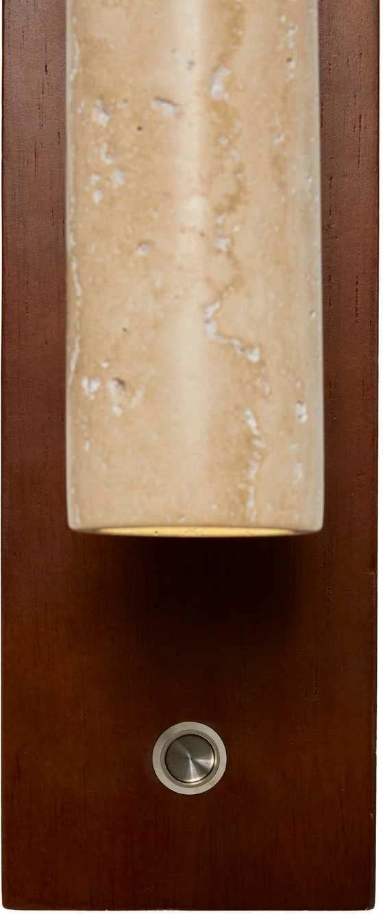 Llambë muri Opviq, Klein, ngjyrë druri arre dhe bezhë