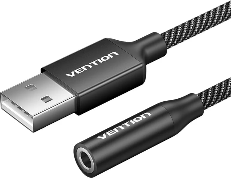 Kartë zanore e jashtme USB Vention Gome CVEBC, 0.25m, e zezë