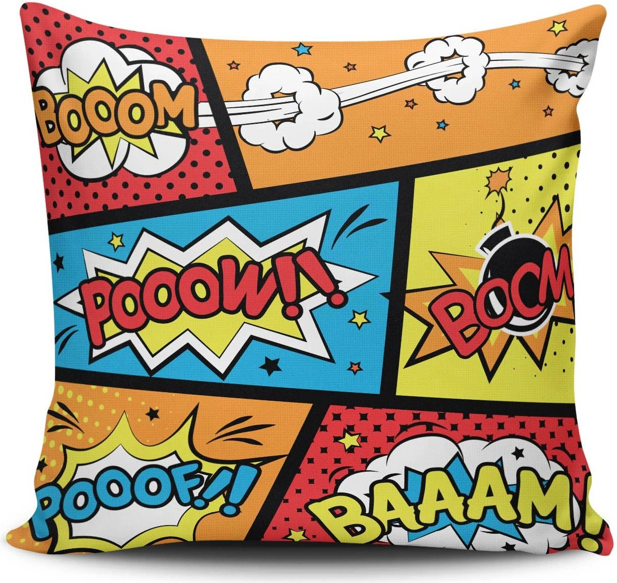 Jastëk mbulesë Aberto Design, NKLF-133, shumëngjyrëshe, 43x43cm