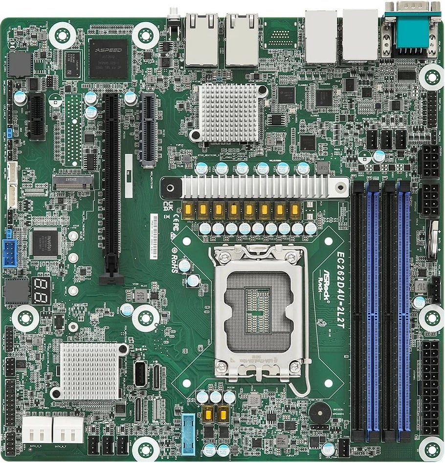 Pllakë amë ASRock EC262D4U-2L2T, micro ATX, Socket 1700, DDR5, 4x LAN