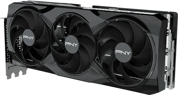 Kartelë grafike PNY GeForce RTX 5080, 16GB, 3 ventilatorë, PCI Express x16, e zezë