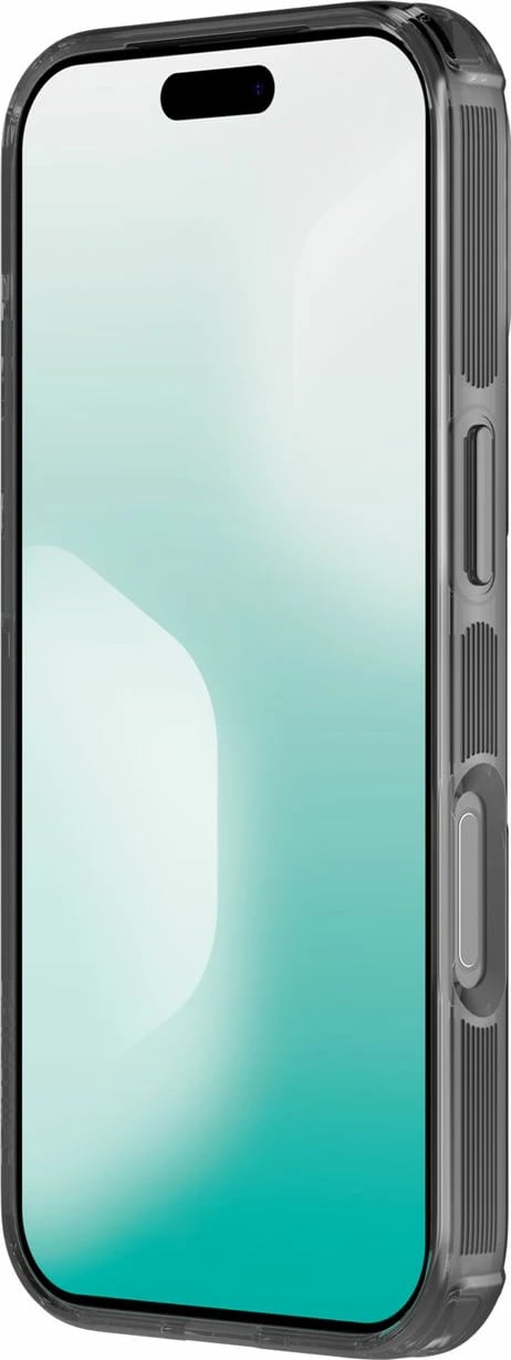 Mbështjellës Nillkin Nature TPU Pro Magnetic për iPhone 17 Pro, MagSafe, Gjysmë-transparent, Zi