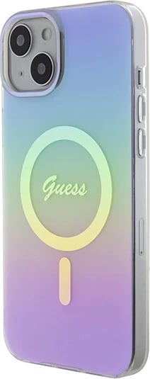 Mbështjellës Guess IML Iridescent MagSafe për iPhone 15 Plus, Violet Mbështjellës Guess IML Iridescent MagSafe për iPhone 15 Plus, Violet