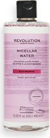 Ujë micellar Revolution Skincare Niacinamide Pore Refining, për lëkurë të yndyrshme, 400 ml