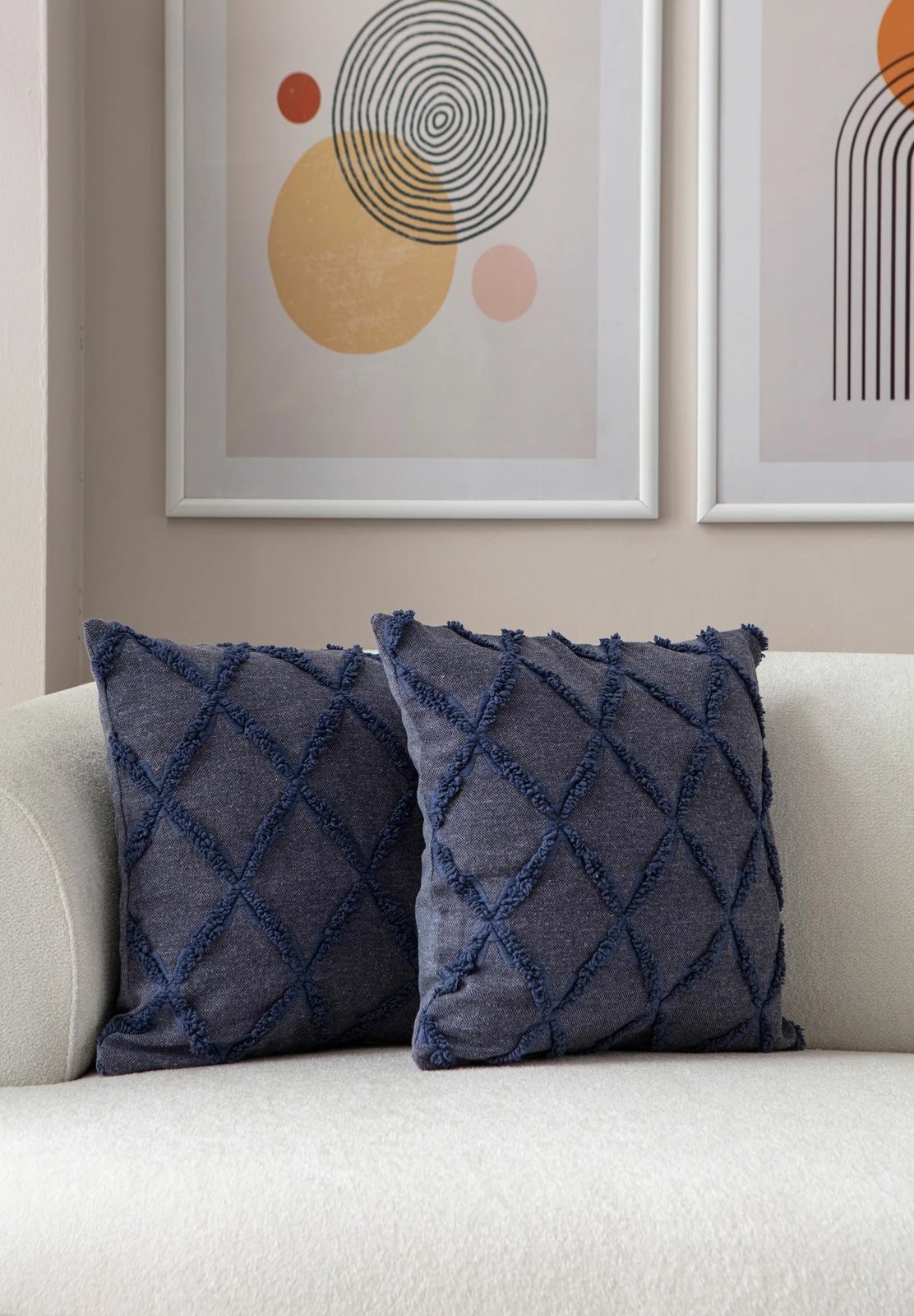 Set mbulesash për jastëkë (2 copë), Evila Originals, Tuffet, blu v1