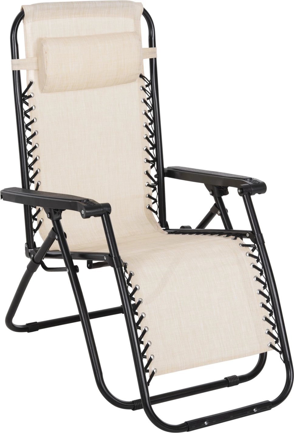 Karrige relaksuese shoqëruese FH5095.12, tekstilene bezhë-metal i zi, 67x145x110H cm., set prej 2 copash