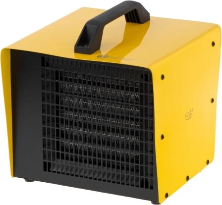Ngrohëse me ventilator qeramike, Adler, AD 7740, 3000W, 3 nivele, termostat, metal, e verdhë