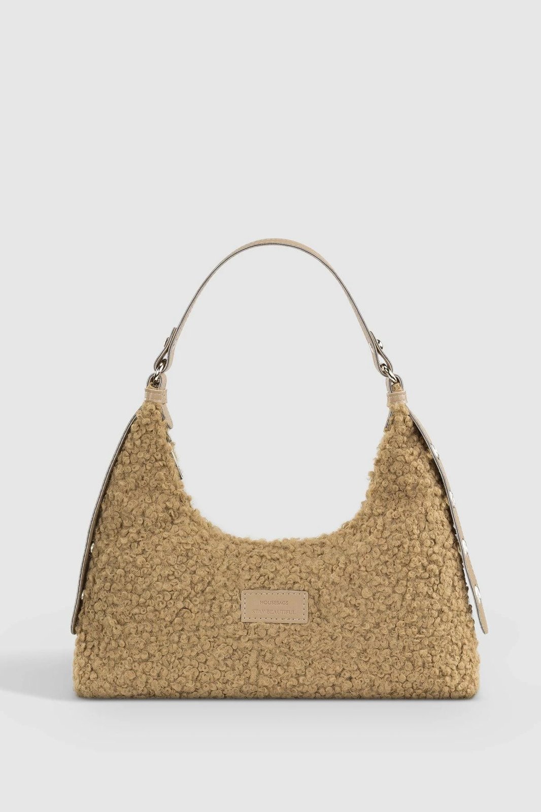 Çantë dore Zoozie Bags, ngjyrë mink, 205