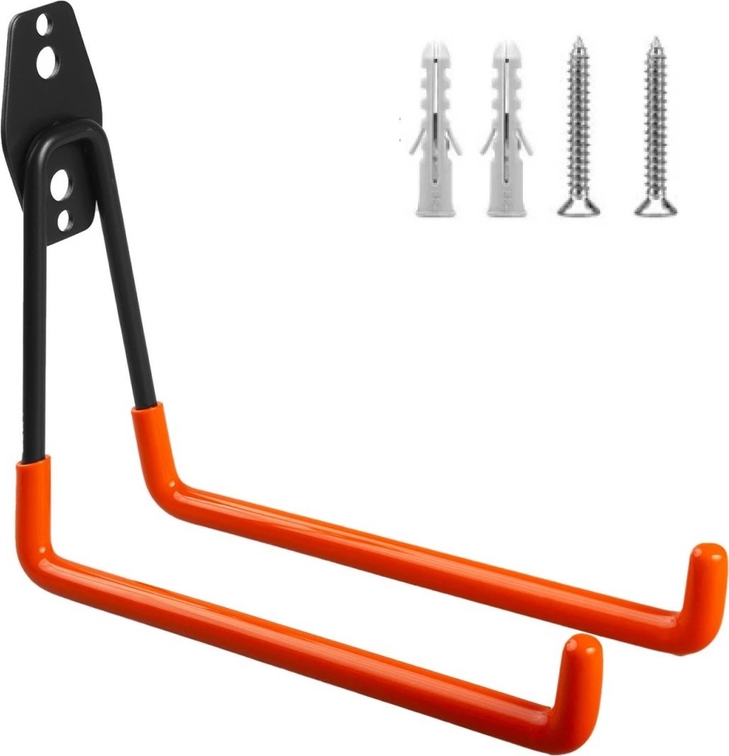 Mbajtëse muri Maclean MC-444, çelik, 25 kg, zezë/portokalli