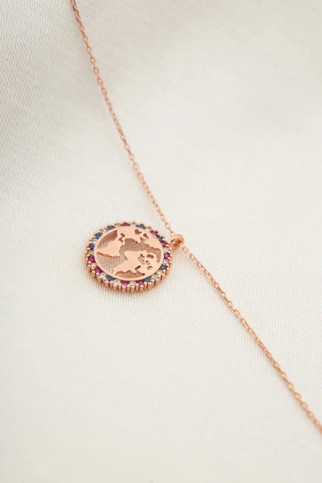 Byzylyk kyçku, argjend i veshur me ar të rozë, ELKSLVR7069