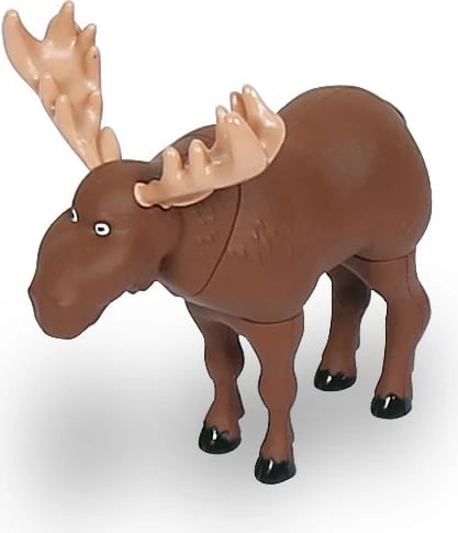 Set magnetik lodrash MalBlo Mini Kafshë pylli, MALIK 62343, shumëngjyrësh, 7 pjesë