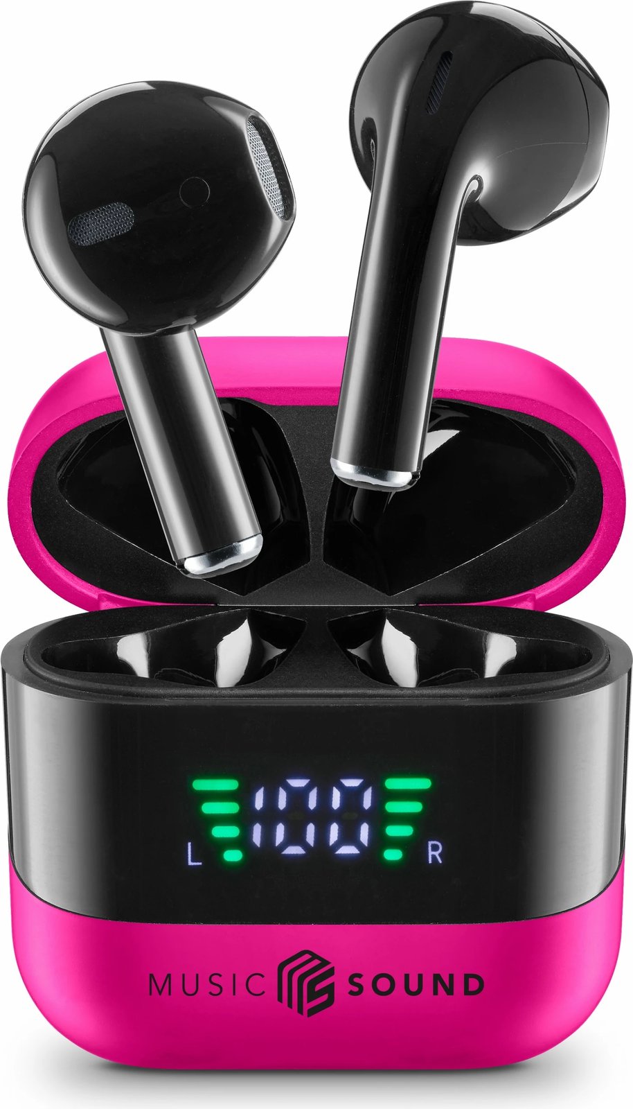 Kufje pa tela Cellular Line Music Sound 8018080488634, Bluetooth 5.3, 30h, rozë Kufje pa tela Cellular Line Music Sound 8018080488634, Bluetooth 5.3, 30h, rozë