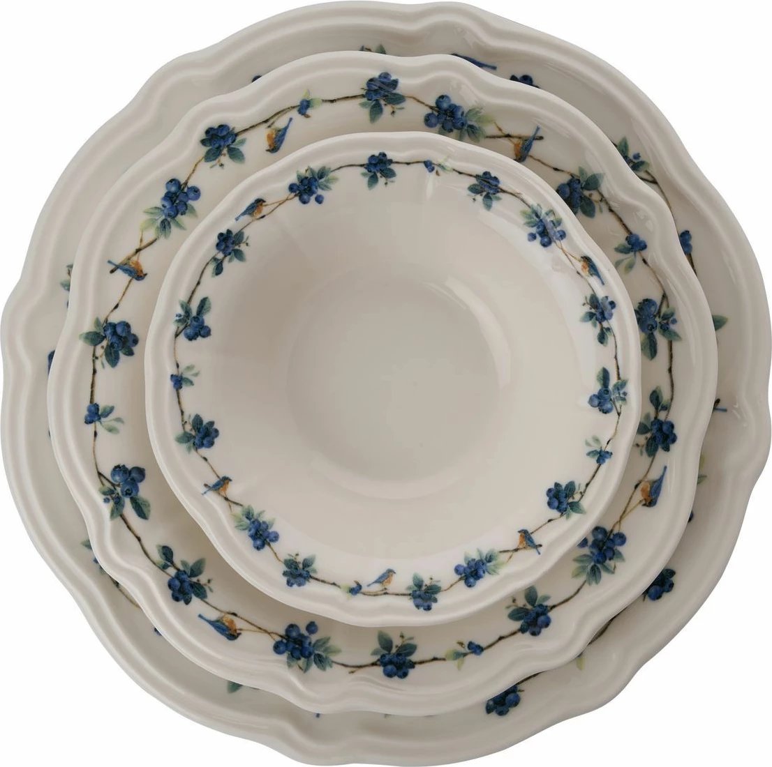 Set enësh për drekë (24 copë), Hermia Concept, Blueberry