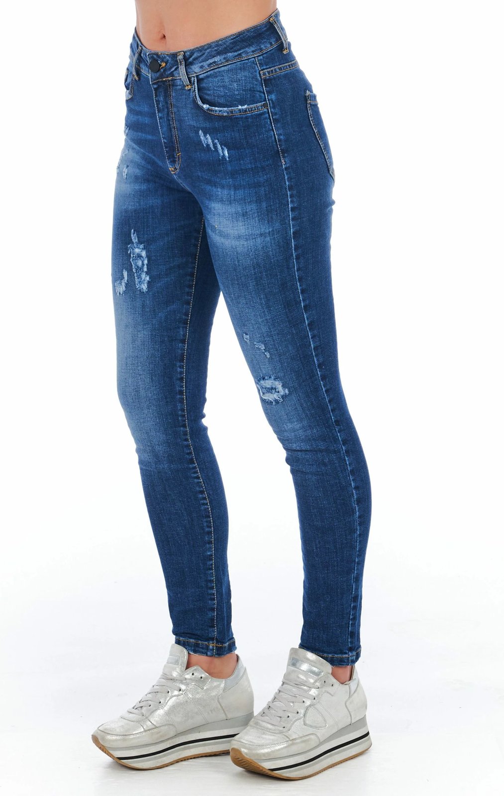 Xhinse për femra Frankie Morello, të kaltërta 