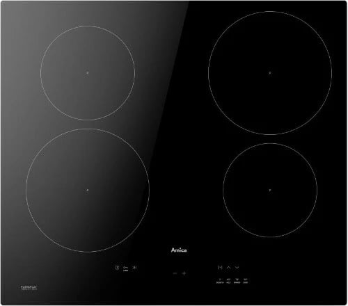 Pllakë gatimi me induksion Amica PIH6540PHTULN 3.0, 4 zona, e zezë Pllakë gatimi me induksion Amica PIH6540PHTULN 3.0, 4 zona, e zezë