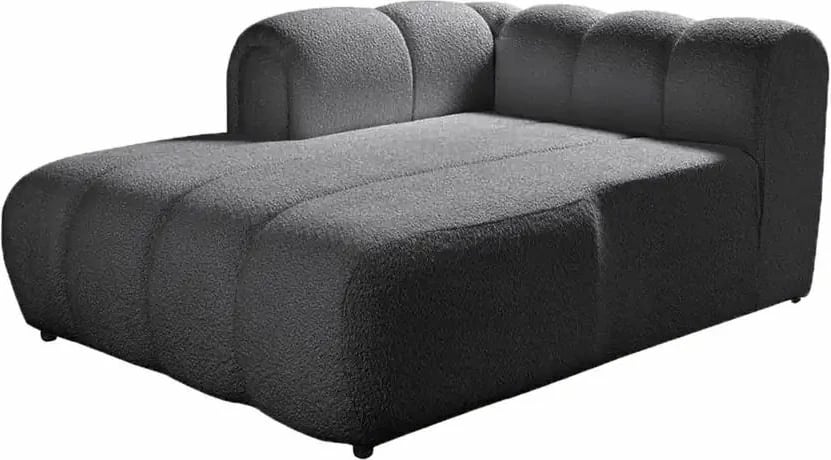 Kënd-sofë Atelier del Sofa, N-Line, kënd majtas, ngjyrë gri e errët