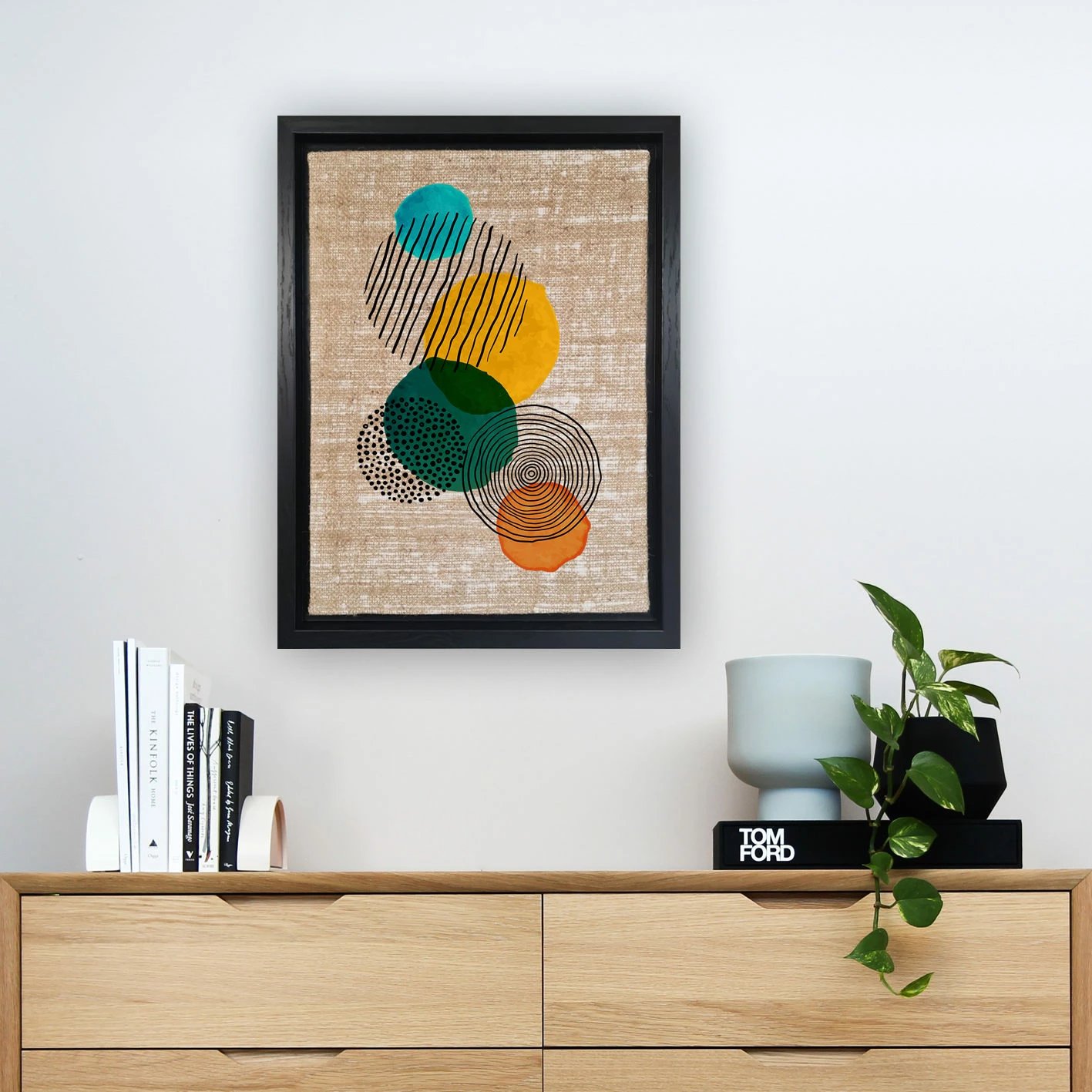 Pikturë dekorative në kanavacë Wallity, shumëngjyrëshe, LSJ51936225105 - 6696, 66x96cm