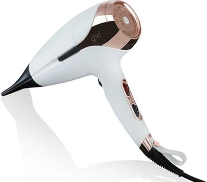 Tharëse flokësh GHD Helios unisex e bardhë